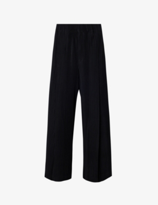 Issey Miyake Homme Plisse  Mens Mc September Pleated Trousers In Black