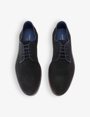 KURT GEIGER LONDON: Aiden lace-up suede derby shoes