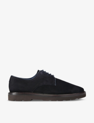 KURT GEIGER LONDON: Aiden lace-up suede derby shoes