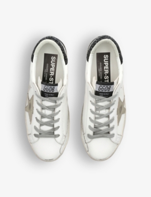 Golden Goose Womens  Superstar 11538 Brand-patch Leather Low-top Trainers In White