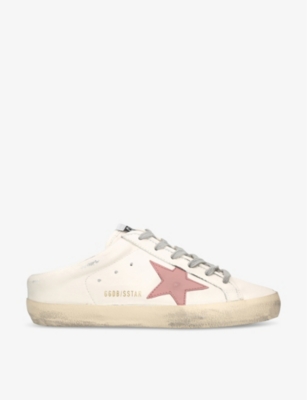 GOLDEN GOOSE: Superstar Sabot leather low-top trainers