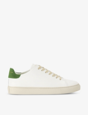 Kurt Geiger Leather Lennon Sneakers In White/oth