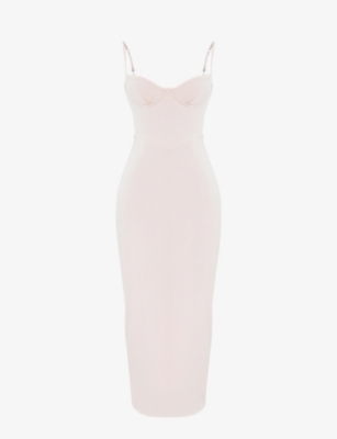 HOUSE OF CB - Stefania fitted satin maxi dress | Selfridges.com