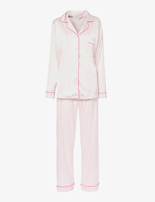 THE NAP CO: Relaxed-fit satin pyjamas