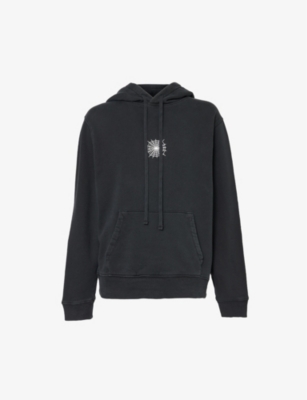 Agolde Hoodie In Barely Black