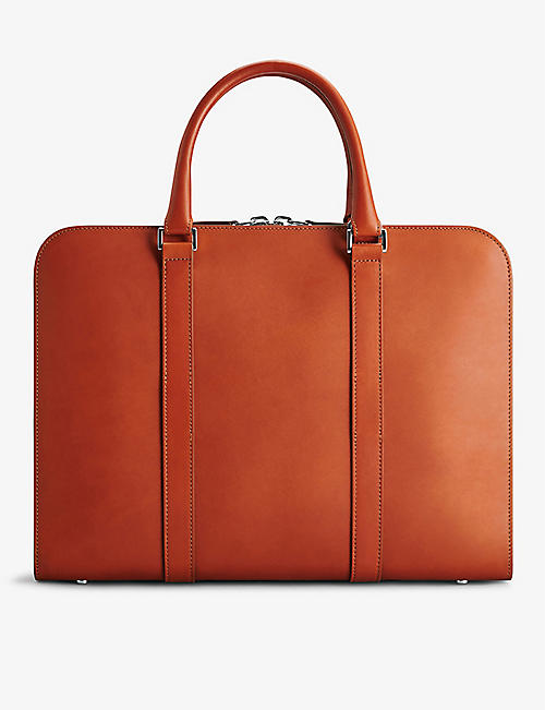 CARL FRIEDRIK: Palissy leather briefcase