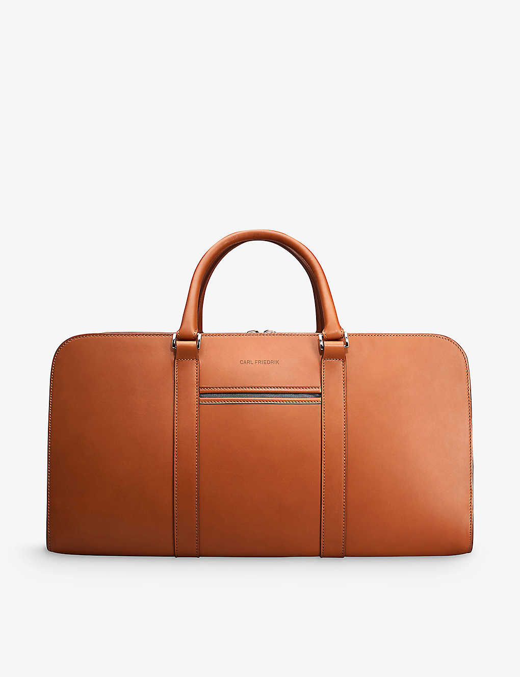Carl Friedrik Cognac Palissy Leather Duffle Bag
