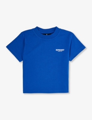 REPRESENT: Logo-print cotton-jersey T-shirt 1-4 years