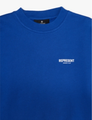 REPRESENT: Logo-print cotton-jersey sweatshirt 1-4 years