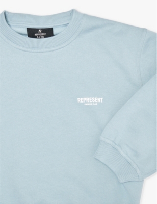 REPRESENT: Logo-print cotton-jersey sweatshirt 1-6 years