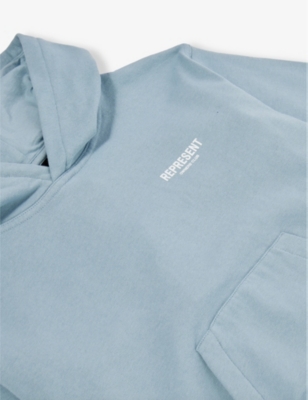 REPRESENT: Owner's Club brand-print cotton-jersey hoody 1-4 years