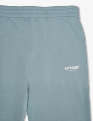 REPRESENT: Logo-print relaxed-fit cotton-jersey jogging bottoms 1-6 years