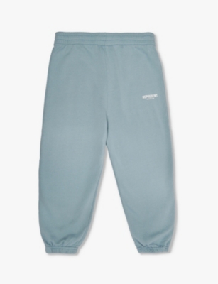 REPRESENT: Logo-print relaxed-fit cotton-jersey jogging bottoms 1-6 years