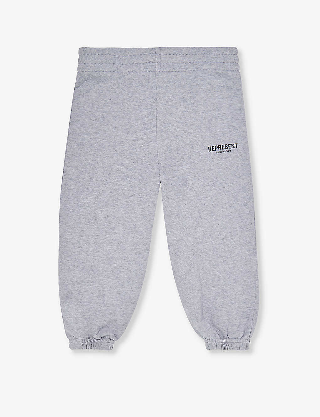 Represent Kids' Logo-print Relaxed-fit Cotton-jersey Jogging Bottoms 1 - 4 Years In Grey