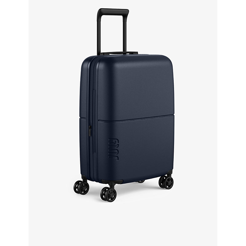 Shop July Carry On Light Expandable Polycarbonate Cabin Suitcase 54cm In Navy