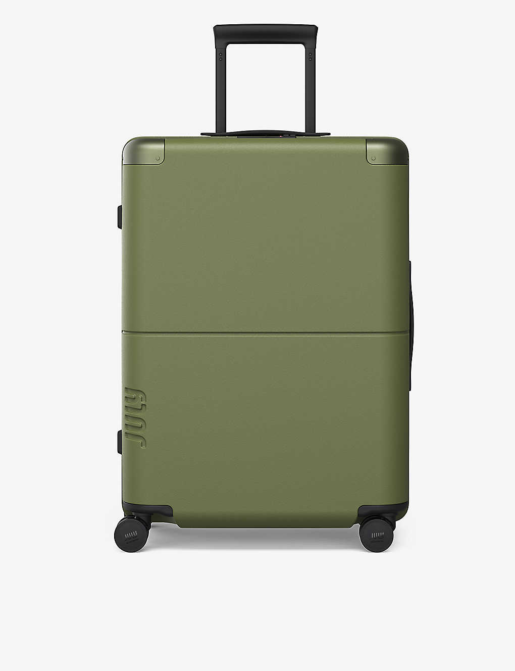 July Moss Checked Luggage Polycarbonate Suitcase 66cm