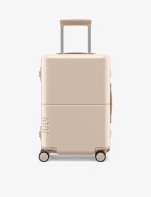 JULY: Checked Trunk polycarbonate suitcase 71.7cm