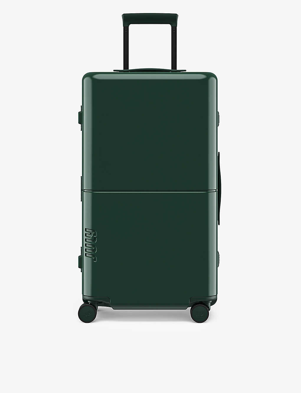 July Green Checked Trunk Polycarbonate Suitcase 71.7cm