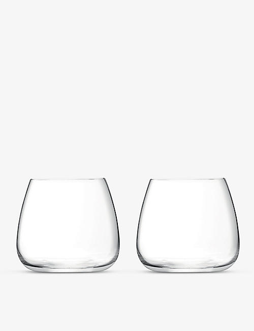 LSA: Stemless wine glasses set of two 385ml