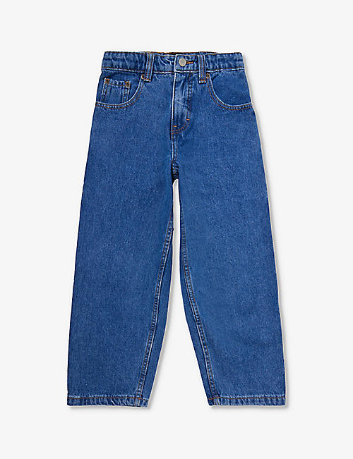 MOLO: Aiden straight-leg organic denim-blend jeans 6-12 years