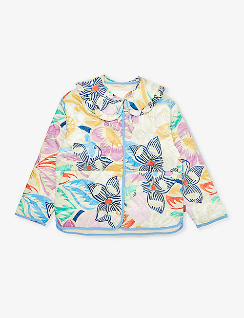 MOLO: Hailey floral-print shell jacket 6-12 years