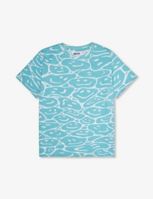 Molo Girls Waves Of Joy Kids Riley Heart-print Organic Cotton-jersey T-shirt 4-12 Years