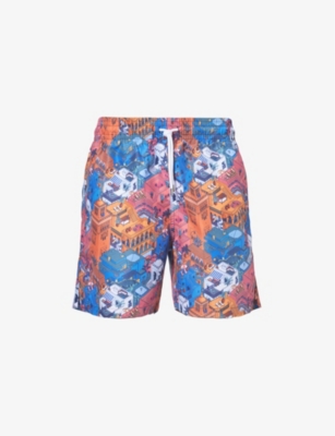 DEREK ROSE: Maui graphic-print swim shorts