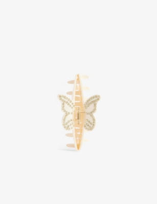 EMI JAY MARIPOSA RHINESTONE-EMBELLISHED CELLULOSE-ACETATE HAIR CLIP 