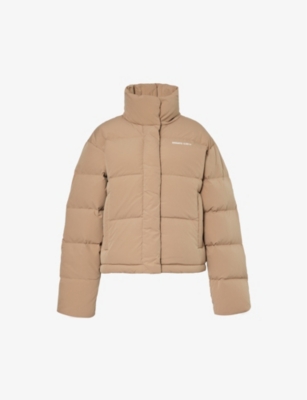 Axel Arigato Atlas Padded Down Jacket In Camel