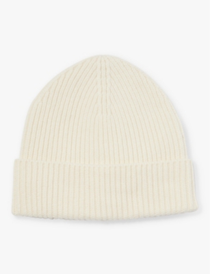 CHINTI AND PARKER: Ribbed wool and cashmere-blend beanie hat