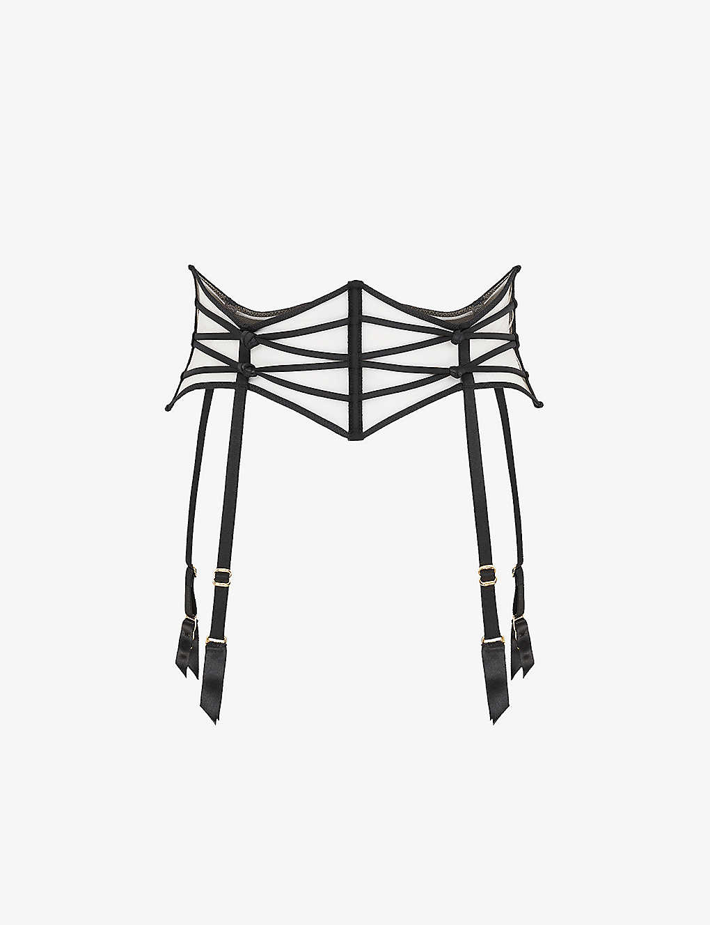 AGENT PROVOCATEUR - Ozara Waspie strappy woven suspender | Selfridges.com