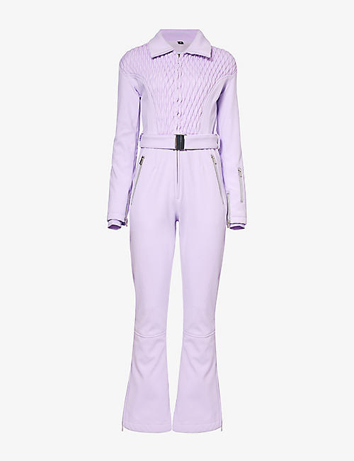 MY SUNDAY SKI: Signature quilted stretch-woven jumpsuit