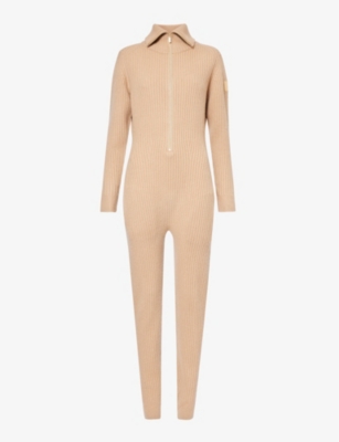 MY SUNDAY SKI: High-neck relaxed-fit wool and cashmere-blend jumpsuit