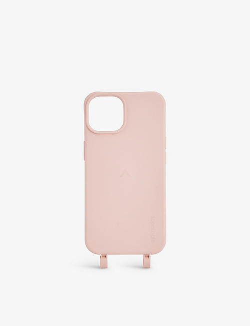 TOPOLOGIE: Dolomites logo-embossed silicone iPhone 13 and 14 case