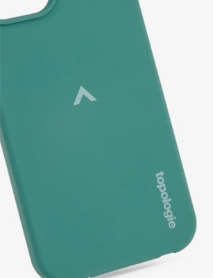 Topologie Womens Teal Dolomites Logo-embossed Silicone Iphone 13 And 14 Case In Teal