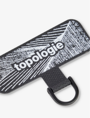 TOPOLOGIE: Dring brand-print woven phone strap adapter 5cm