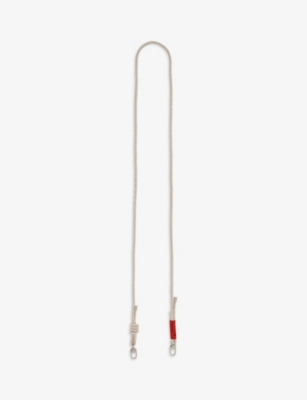 TOPOLOGIE: Wares brand-patch woven phone strap 6mm