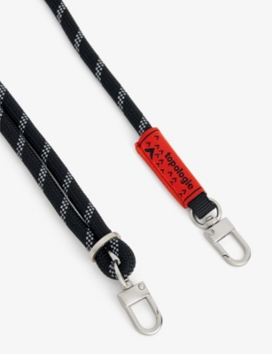Rope swivel-carabiner woven phone strap