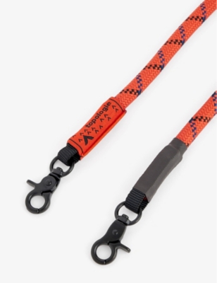 Rope swivel-carabiner woven phone strap