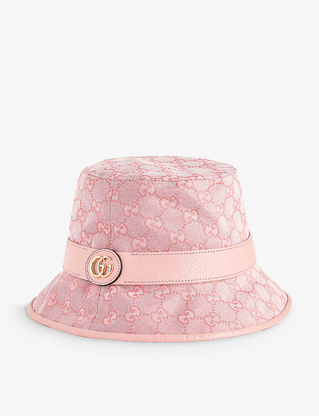 Gucci Womens Soft Cot.can-dk.c.ca Logo-pattern Canvas Bucket Hat In Multi-coloured