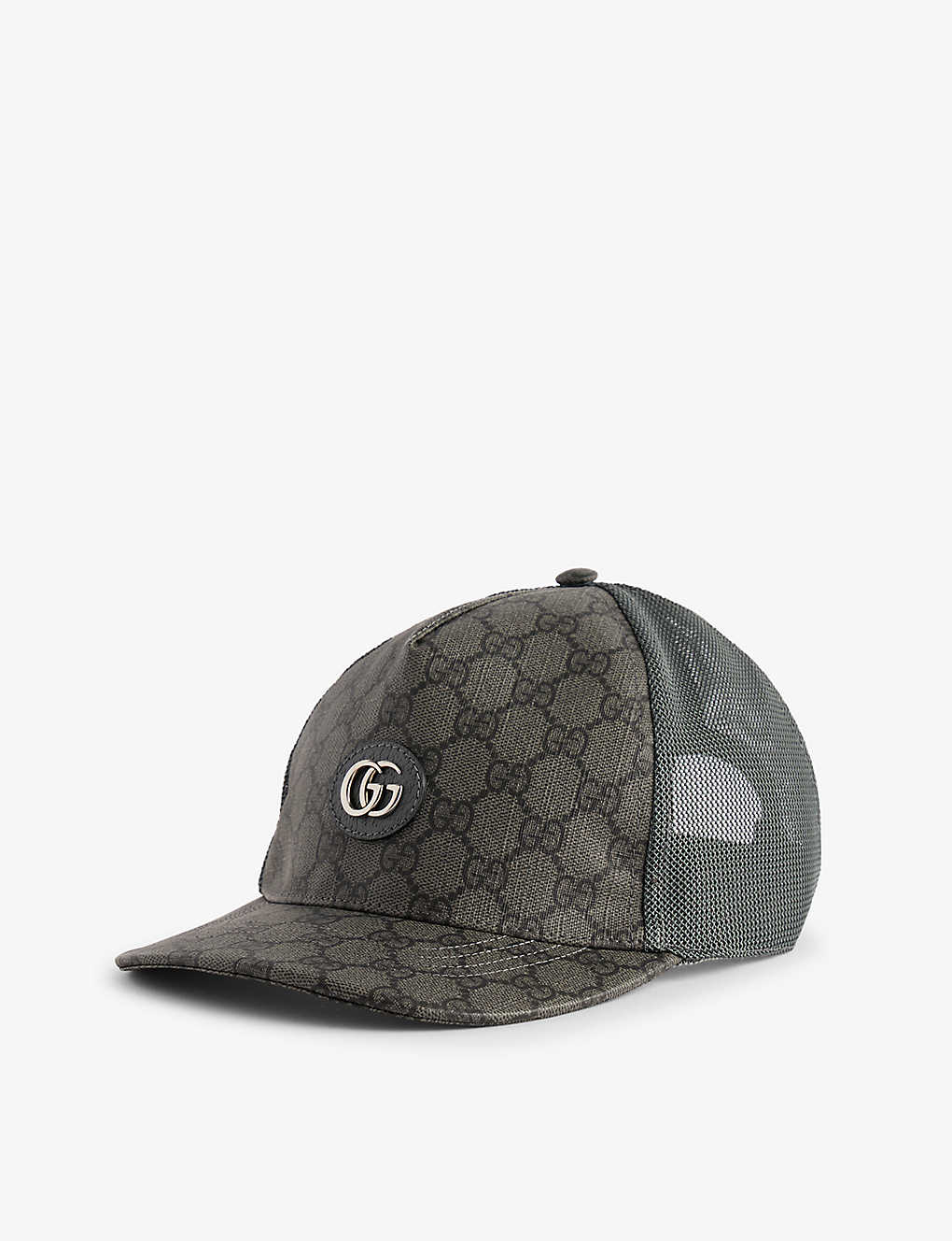 Gucci Womens Multi-coloured Monogram-pattern Cotton-blend Baseball Cap