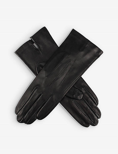 DENTS: Helene cashmere-lined leather gloves