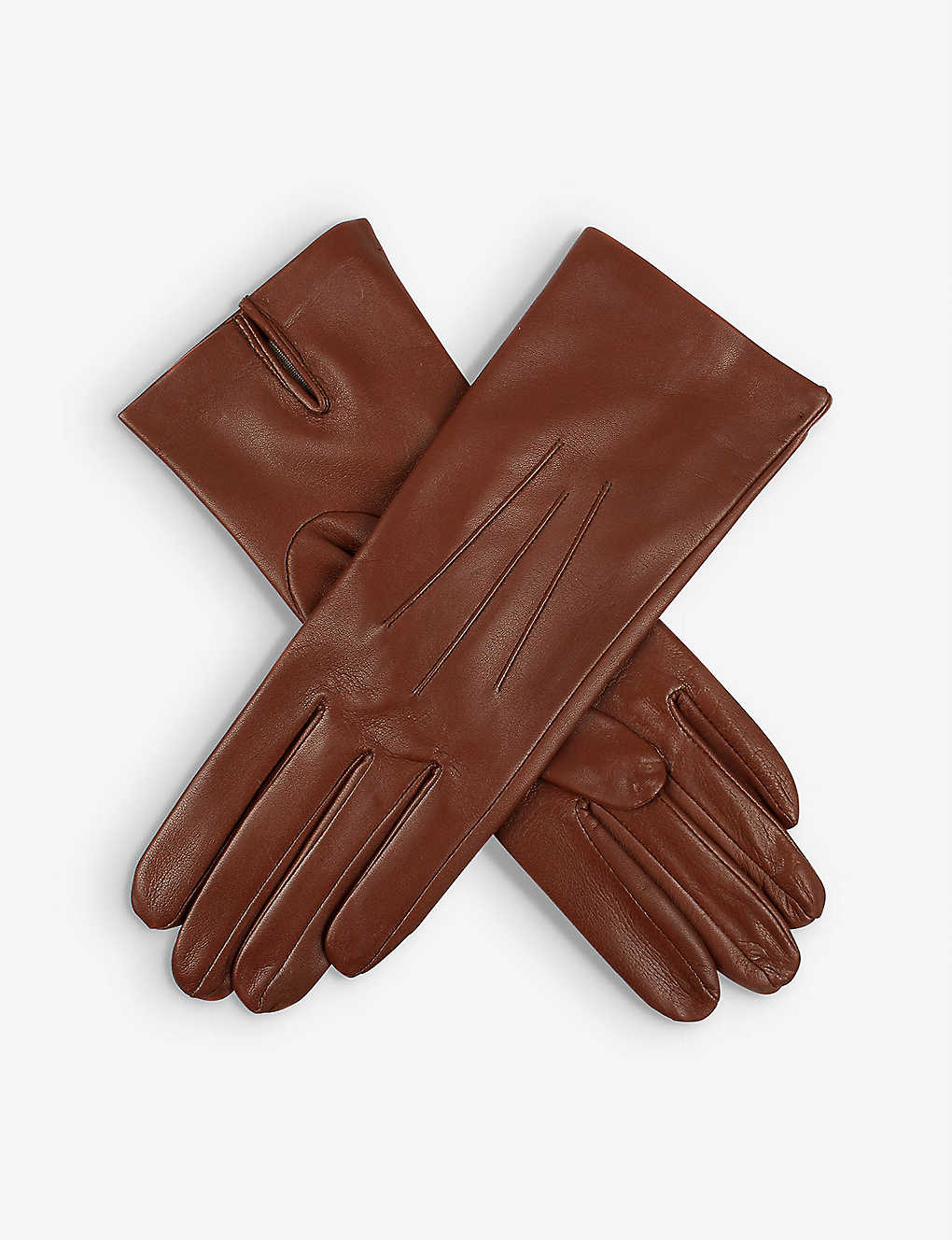 Dents Womens Cognac Felicity Leather Gloves