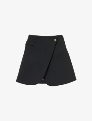 Coperni Midrise Mini Skirt In Black