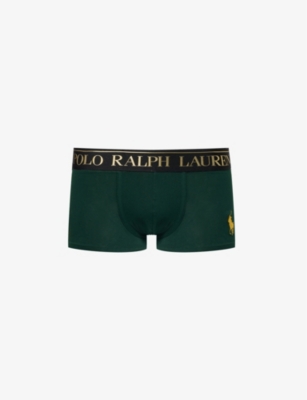 POLO RALPH LAUREN: Branded-waistband stretch-cotton trunks