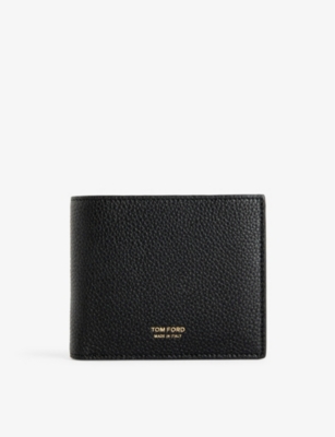 TOM FORD: T-Line grained leather wallet