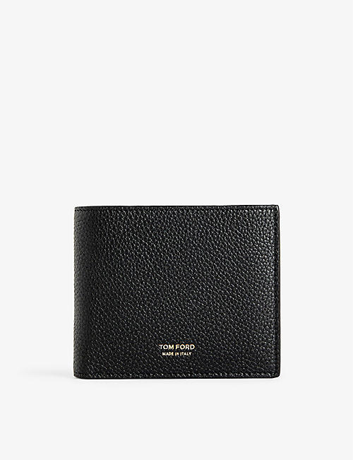 TOM FORD: T-Line grained leather wallet