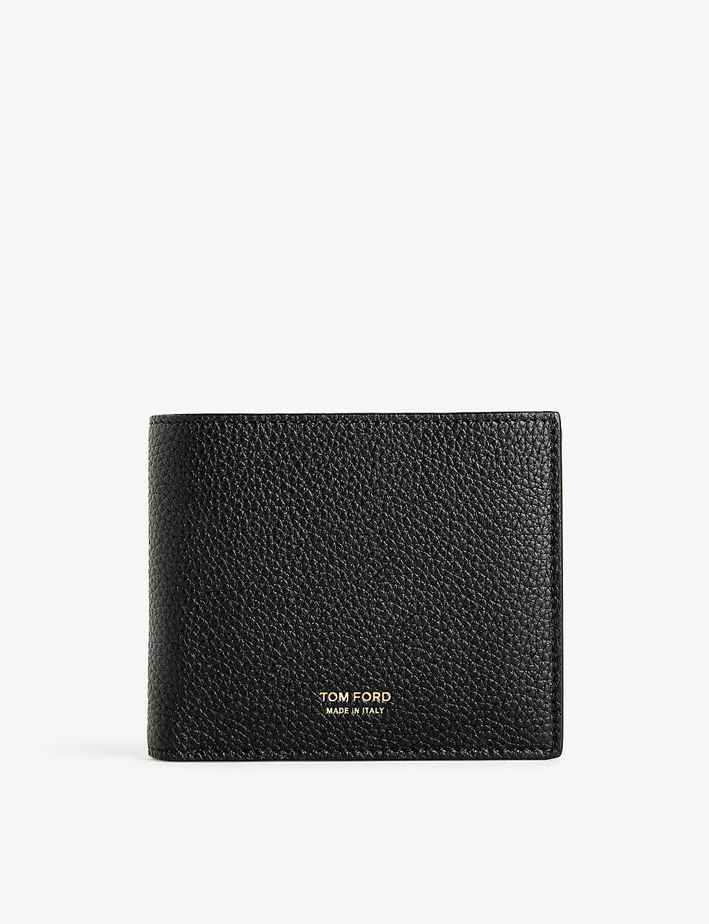 Tom Ford Black T-line Grained Leather Wallet