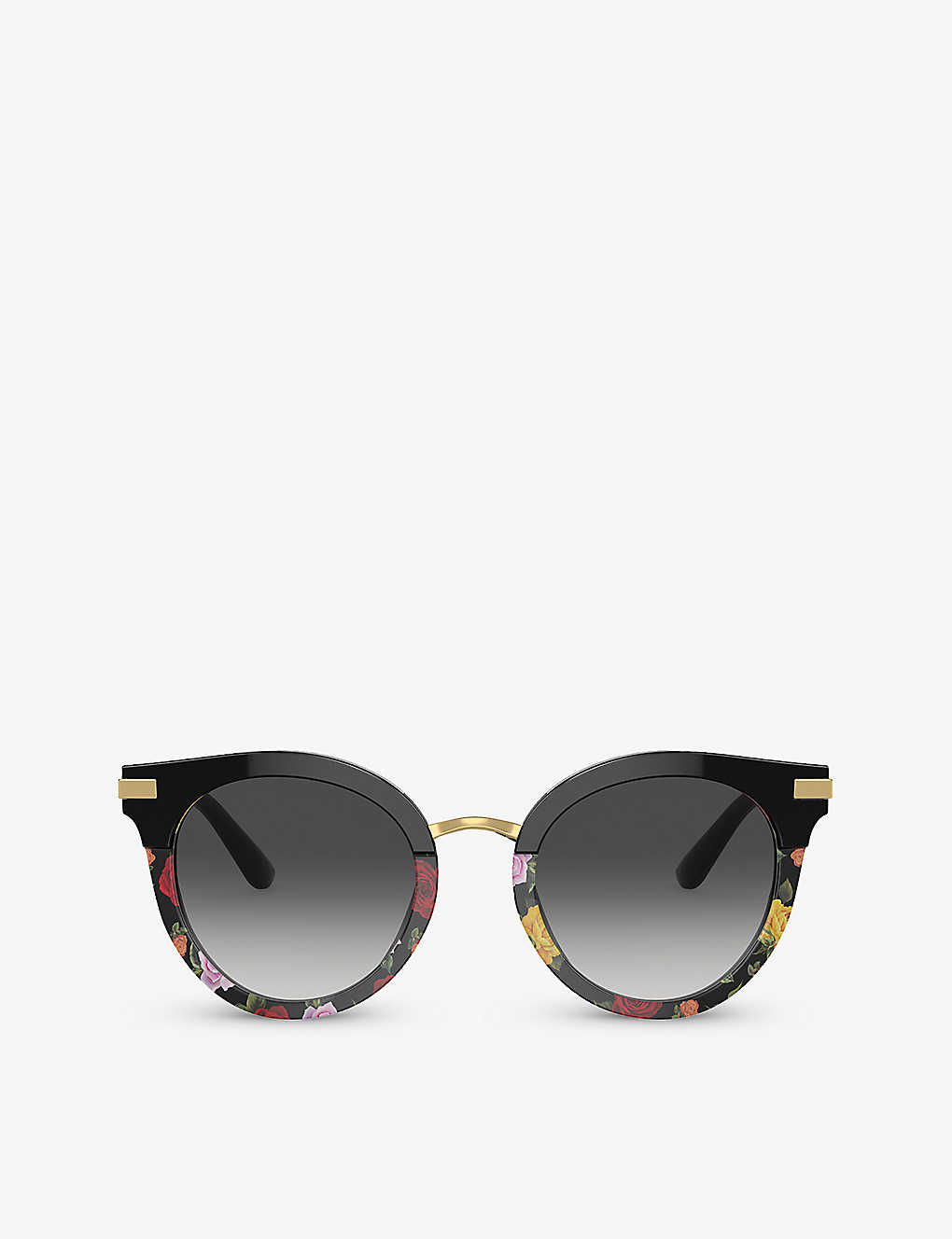 Dolce & Gabbana Dg4394 Phantos-frame Acetate Sunglasses In Black