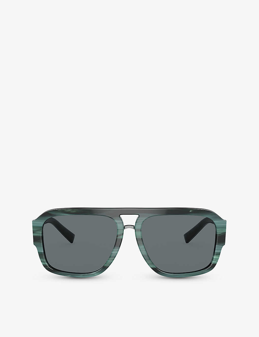 Dolce & Gabbana Dg4403 Pilot-frame Acetate Sunglasses In Blue